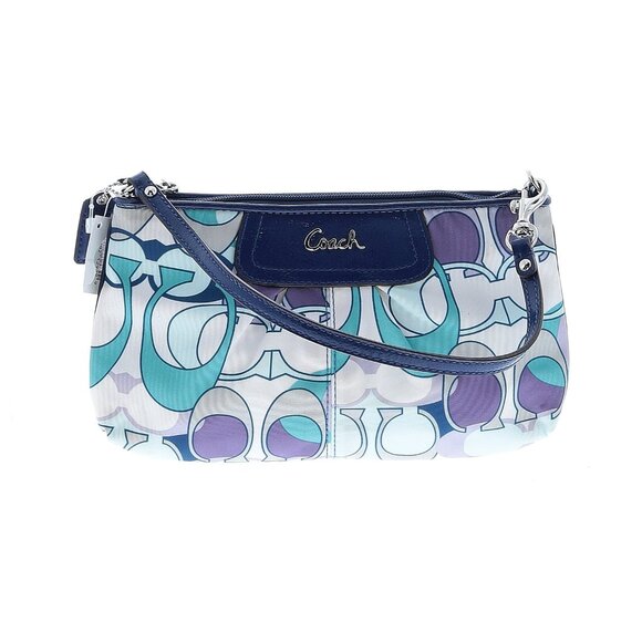 Coach Daisy Kyra Scarf Logo Print Shoulder Bag - Picture 1 of 3
